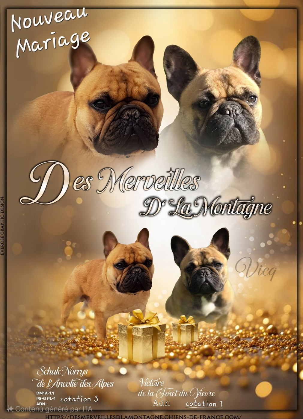 Chiot Bouledogue français Des Merveilles D'la Montagne